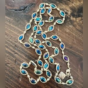 Kendra Scott Black Iridescent Gale Necklace